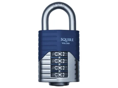 Squire Vulcan Open Boron Shackle Combination Padlock 60mm Boxed HSQVC60BX