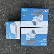Tapo C660 KIT 4K Solar Pan/Tilt Outdoor Wi‑Fi Cam+Panel White Alexa/Google