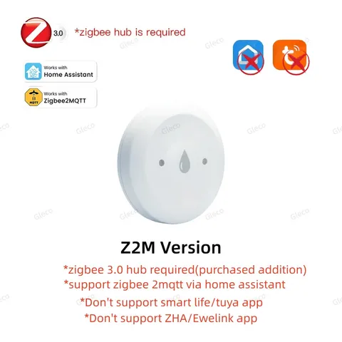 Zigbee Water Leak Sensor Flood Leakage Detector Linkage Alarm Sensor for Kitchen