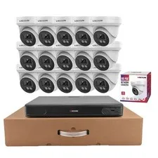 Vikylin SmartFind 4K 16ch 16 POE NVR CCTV System 8MP IP Camera Night Vision Lot