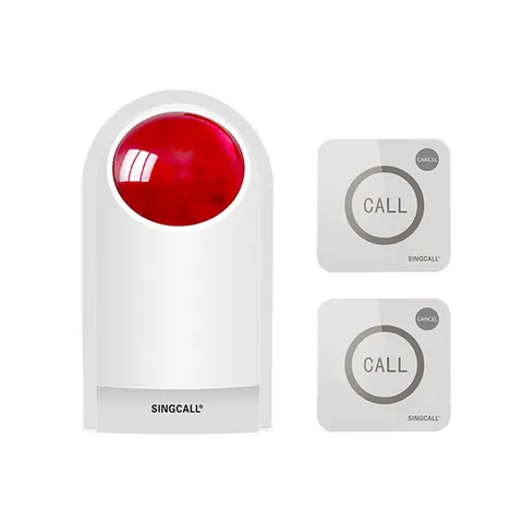 SINGCALL Wireless Outdoor Waterproof Sound Strobe Flash Siren Alarm System