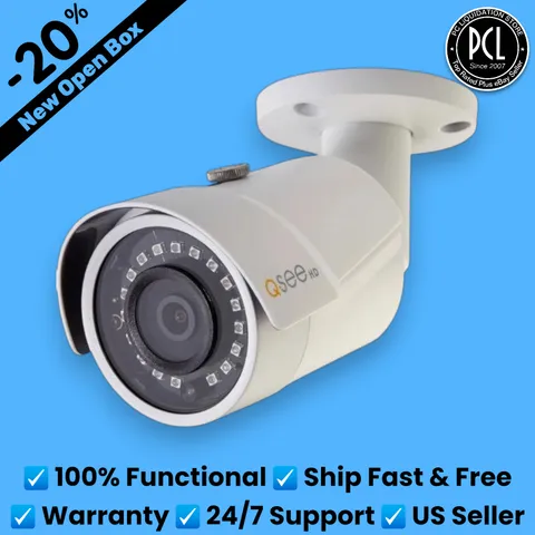 ✅ Q-SEE QCN8068BA Surveillance Camera White HD IP Camera ✅