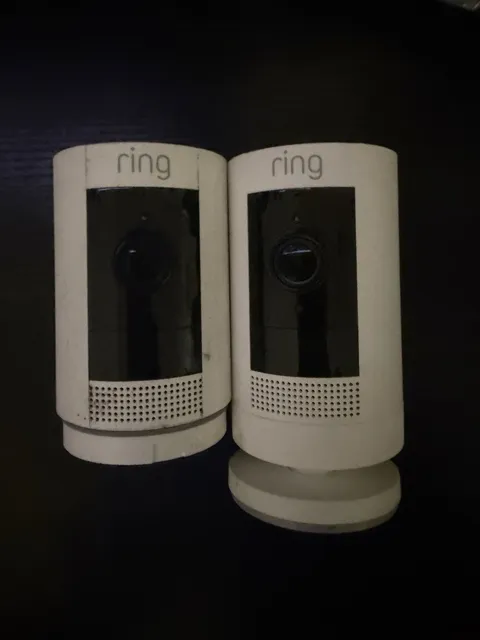Ring Stick Up Cam Outdoor Wireless Security Camera - White