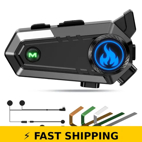 TOUCH TWO C9 Motorcycle Helmet Bluetooth Headset - 2-Way Intercom