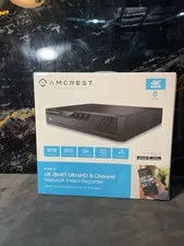 Amcrest NV4108-A2 Network Video Recorder 4K 8MP UltraHD 8 Channel - New