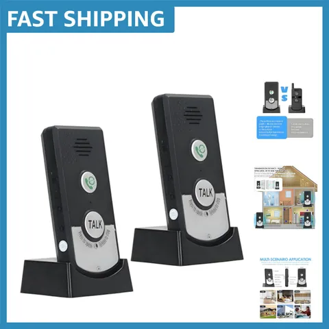 2-Way Wireless Intercom Doorbell System - 1000m Range for Seamless Communication