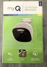 myQ Outdoor Battery Camera 2K Wireless Security Camera WiFi Color Night Vision