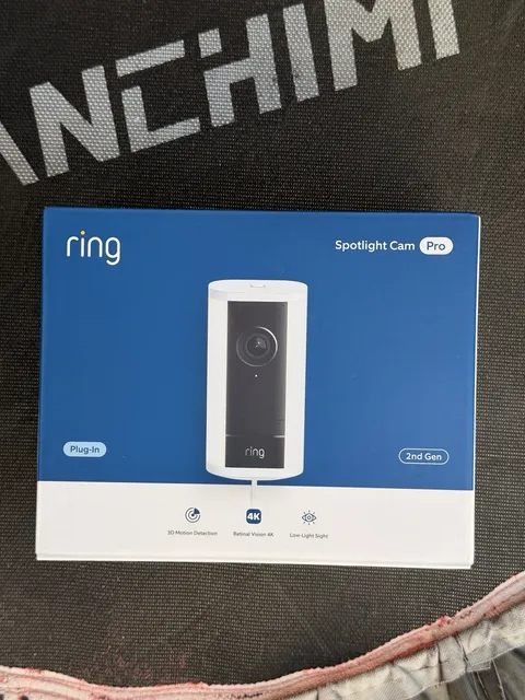BRAND NEW Ring Spotlight Cam Pro Newest Model Retinal 4K Plug-In White 📹