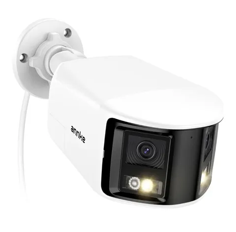 ANNKE 4K Dual Lens 180° POE Security IP Camera Two Way Audio Color Night Vision