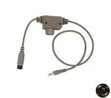 Hearangel U94 PTT Switch for Tactical Headsets ICOM/2-pin Light Brown