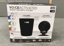Altec Lansing ASH-100-9-WAL Smart Security System 1080p Camera Google Assistant