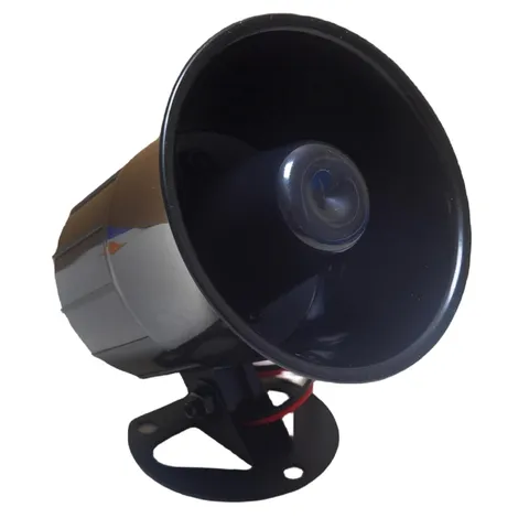High-Decibel 120dB Wired Alarm Siren Horn with Metal Bracket for Security
