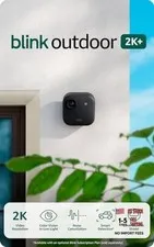 Outdoor 2K+ (newest model) — Wireless smart 1 Camera System Camera Black