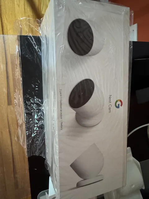 3 Pack Google G3AL9 Nest Cam 1080p Indoor Outdoor Security Camera Battery