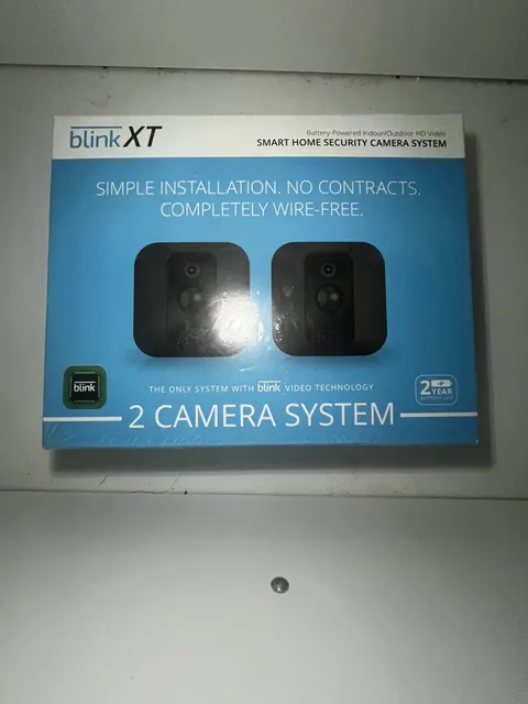 2 Blink XT Battery Powered Security Cameras XT1 - Sealed
