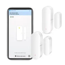 WiFi Door Window Sensor: Smart Contact Sensor with App Alerts, Door Open Dete...