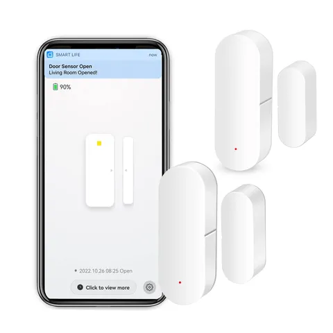 WiFi Door Window Sensor: Smart Contact Sensor with App Alerts, Door Open Dete...