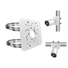 Metal Universal Vertical Pole Mounting Bracket Security Camera Corner Mount