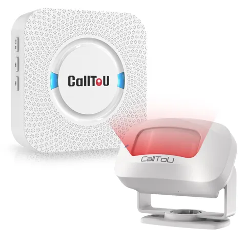 CallToU Wireless Motion Sensor Alarm Indoor Motion Detector Alarm, Bed Alarms...