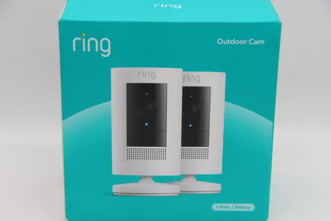 2-Pack Ring Stick Up Cam Battery Wireless Outdoor/Indoor - White