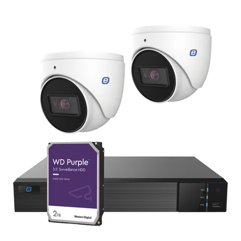 IP KIT / NVR 4ch with Artificial Intelligence / 1 Camera (4MP) with eSmartData