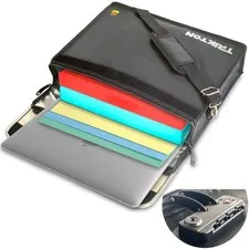 Fireproof and Waterproof Document Bag XL 16x12x3.5 with TSA Lock, Fits Legal ...