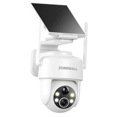 2K Solar Security Cameras Wireless Outdoor, 360° PTZ Camera for Home 1-Pack