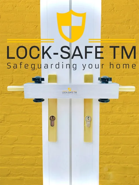 LOCK-SAFE - Patio French Door Lock - Conservatory - Shed - Garden Room - Office