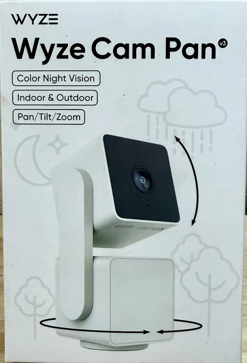 Wyze Cam Pan V3 1080p Indoor/Outdoor Wi-Fi Pan Tilt Zoom Smart Home Camera NEW