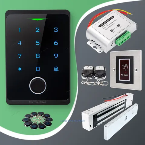 HOMSECUR IP66 APP WIFI RFID Access Control Set Waterproof 280KG Magnetic Lock