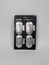 NOOPEL Door Window Alarm 4 Pack Magnetic Security Sensor Loud Alert New