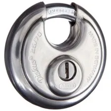 ABUS Padlock DISKUS  26/70 Stainless Steel Padlocks-Keyed Alike -70mm -FREE POST