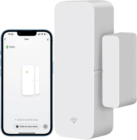 Wifi Door Sensor, Tuya Smart Door Window Sensor, Smart Window Sensor Real-Time A