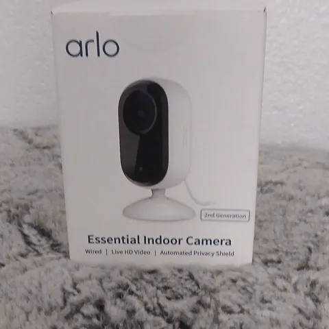 Arlo Essential Indoor Camera 2nd Gen 1080p Wi-Fi Night Vision 2-Way White