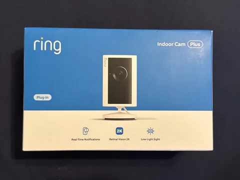 Ring Indoor Cam Plus 2K Retinal Camera, Sealed - New In Box, Free Shipping