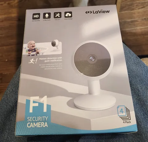 1080P Security Camera 4 Pack Indoor WiFi with Night Vision and Motion Detection