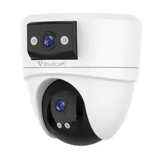 6MP Dual Lens Indoor Security Camera Wireless, 2.4G/5G WiFi Dual-Band 360° PTZ