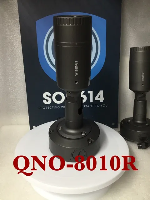 Wisenet QNO-8010R Security Network Color Camera W/2.8mm 5MP H.265/H.264 TESTED!