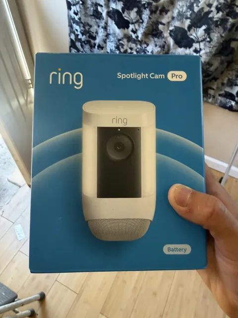 Ring Spotlight Cam Pro Battery - White NEW