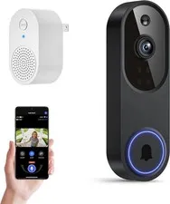 Video Doorbell 1080p HD Camera WI-FI Night Vision Motion Detection Wireless