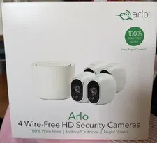 Netgear Arlo VMS3430-100NAS HD Wireless Security Camera System 4 Cameras New