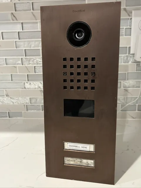 DoorBird D2101BV Video Door Station Bronze, Used, Tested, Read Description