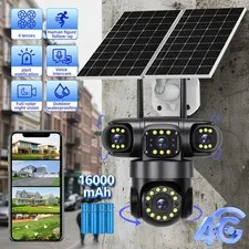 KEPEAK 4G Solar Powered Camera+32GB