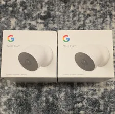 Google Nest Cam Battery Indoor/Outdoor 1080p Wi-Fi Camera 2-Pack