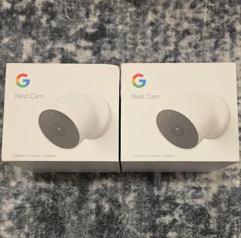 Google Nest Cam Battery Indoor/Outdoor 1080p Wi-Fi Camera 2-Pack