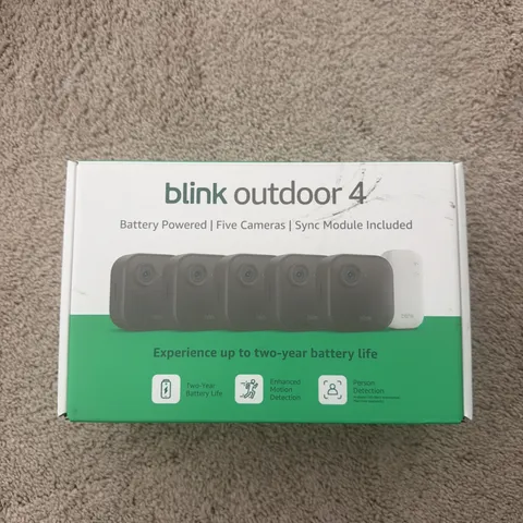 BLINK Outdoor 4 (4th Gen) 5-Camera Security System w/ Sync Module Core