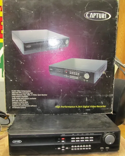 Capture CR16VDEHD 16 Channel H.264 Digital Video Recorder & Power Supply