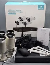 HeimVision HM241/HM241A Network Video Recorder System 4 Cameras Tested & Working