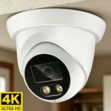 New 4K 8MP Outdoor Camera Audio AHD H265 Onvif Wide Angle 0.11 in AI Color