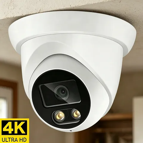 New 4K 8MP Outdoor Camera Audio AHD H265 Onvif Wide Angle 0.11 in AI Color
